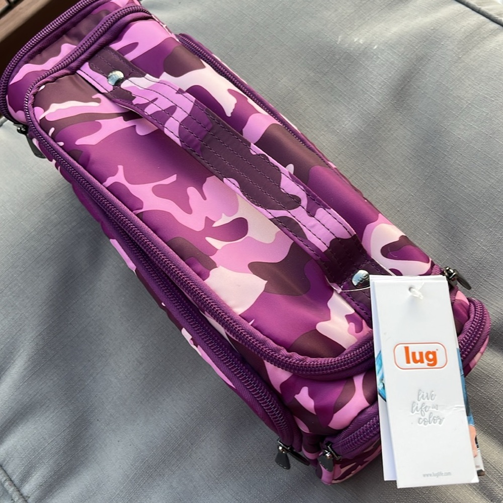 Lug Trolley Pink and Purple Camouflage Bag NWT - Picture 3 of 9